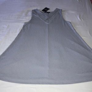 NWT Forever 21 Flowy BabyBlue Crisscross Dress. M.